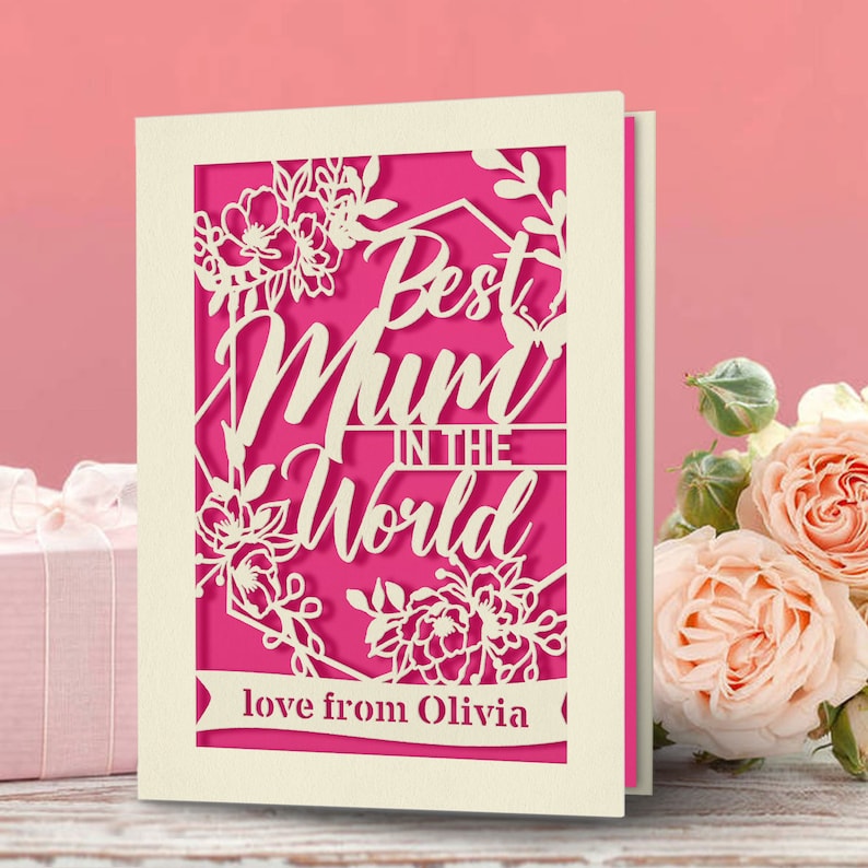 Custom Mothers Day Gifts Personalised Mothers Day Cards Engraved Card ...