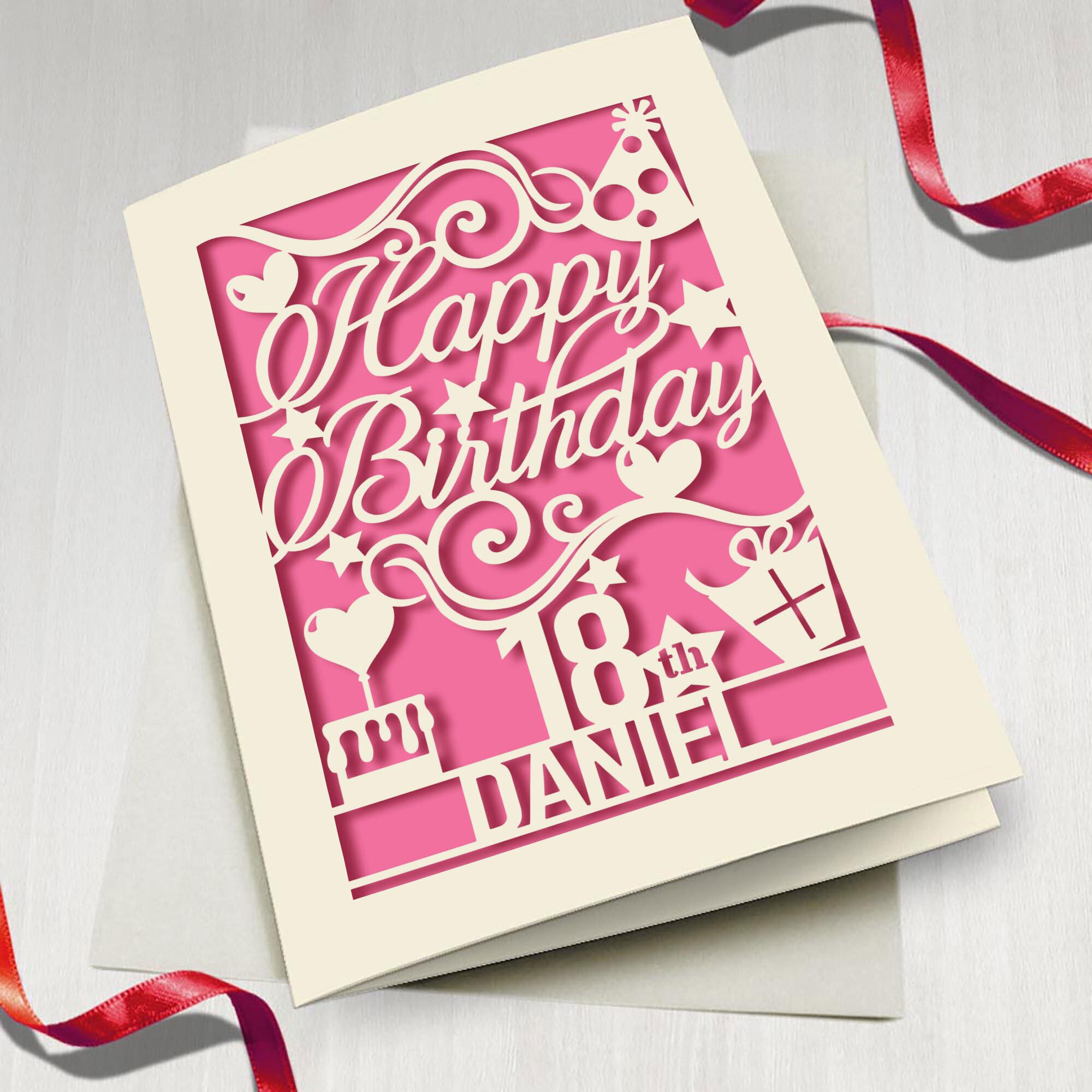 thumbnail image 2 of Personalised Birthday Card With Your Own Photo - Handmade, Blank Inside, Envelope Included 2 of 5