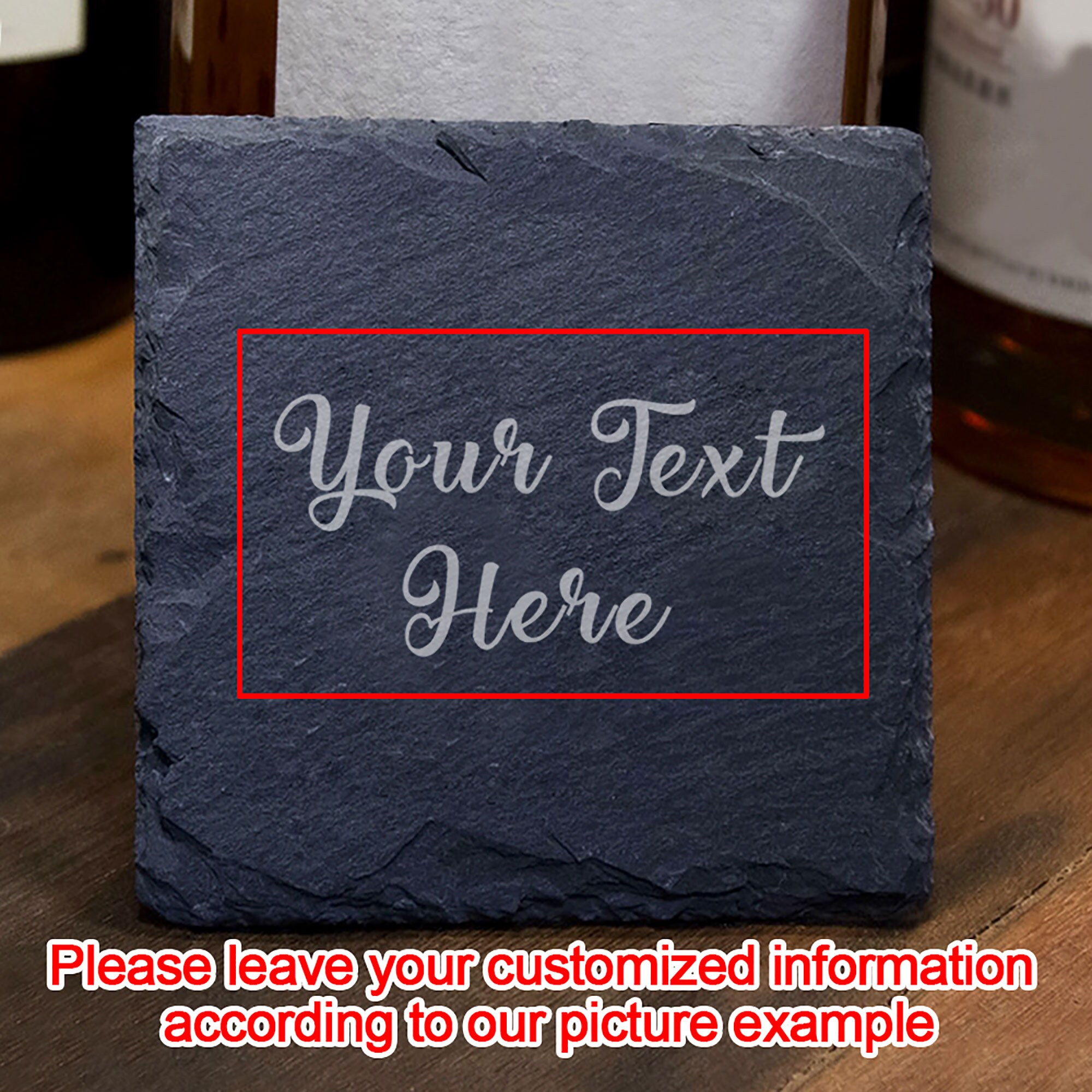Personalised Slate Coaster Grandad Gifts Coasters Gift for Him Her ...