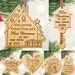 Personalised Christmas Ornament 1st Christmas in our New Home bauble Christmas decoration for new house housewarming gift Christmas Tree Dec 