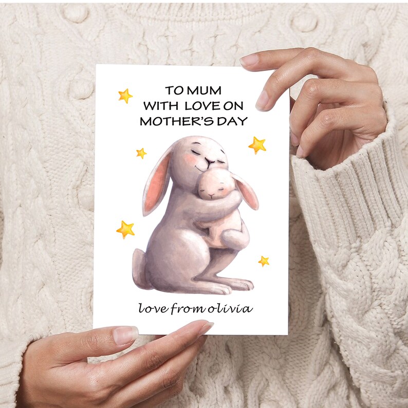 Personalised Mothers Day Card Gifts for Mum Custom Mothers Day Gifts ...
