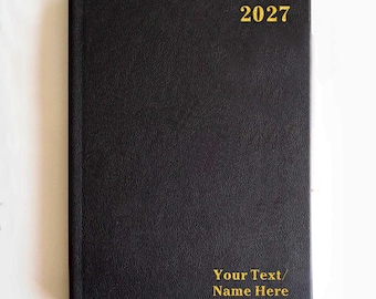 2027 Diary Personalised A5 Academic Diary Planner Year Diaries Custom Gifts 2027 Diary & Notebook for Office Teachers Friends 70gsm-Paper