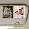 Personalised Car Visor Photo Clip for Dad, Drive Safe Dad Car Visor Photo Gifts, Custom Fathers Day Photo Gift for Dad Grandpa Papa
