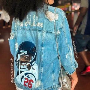 football girlfriend jean jacket