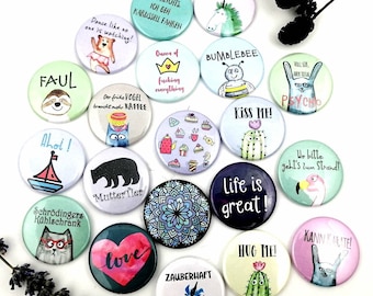 LANOLU Kühlschrankmagnete Set - 7 Lustige Magnete Mit Sprüchen