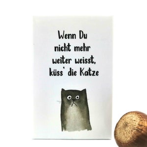 Katzen Magnet, Kühlschrank Magnet, Küchen Deko, Katzen Liebhaber, Katzen Illustration, Katzen Deko, Frecher Katzen Spruch, Katzen Geschenk