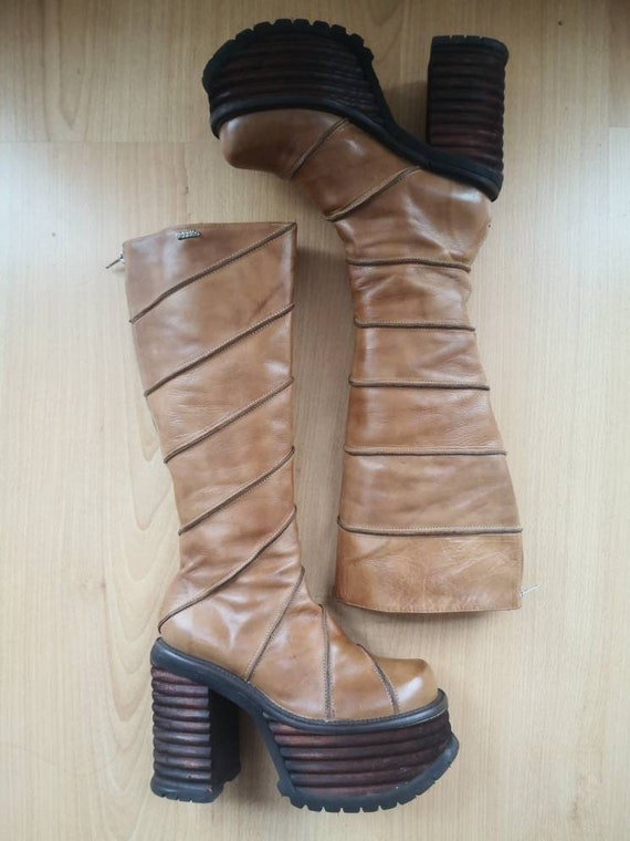 90s vintage Platform boots el Dantes