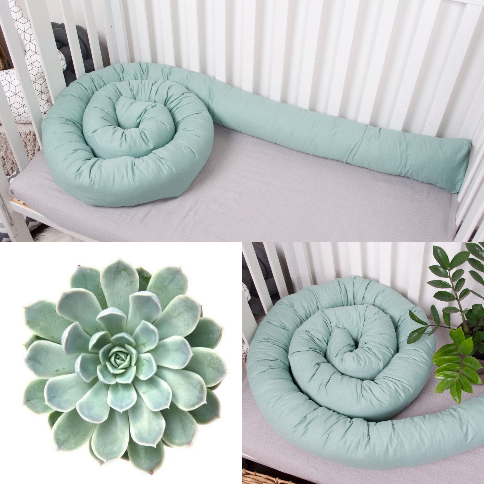 snake pillow bed bumper