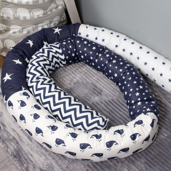 Toddlers Snake Pillow Bed Long Bumper Toddler Kids Twin Bed Etsy