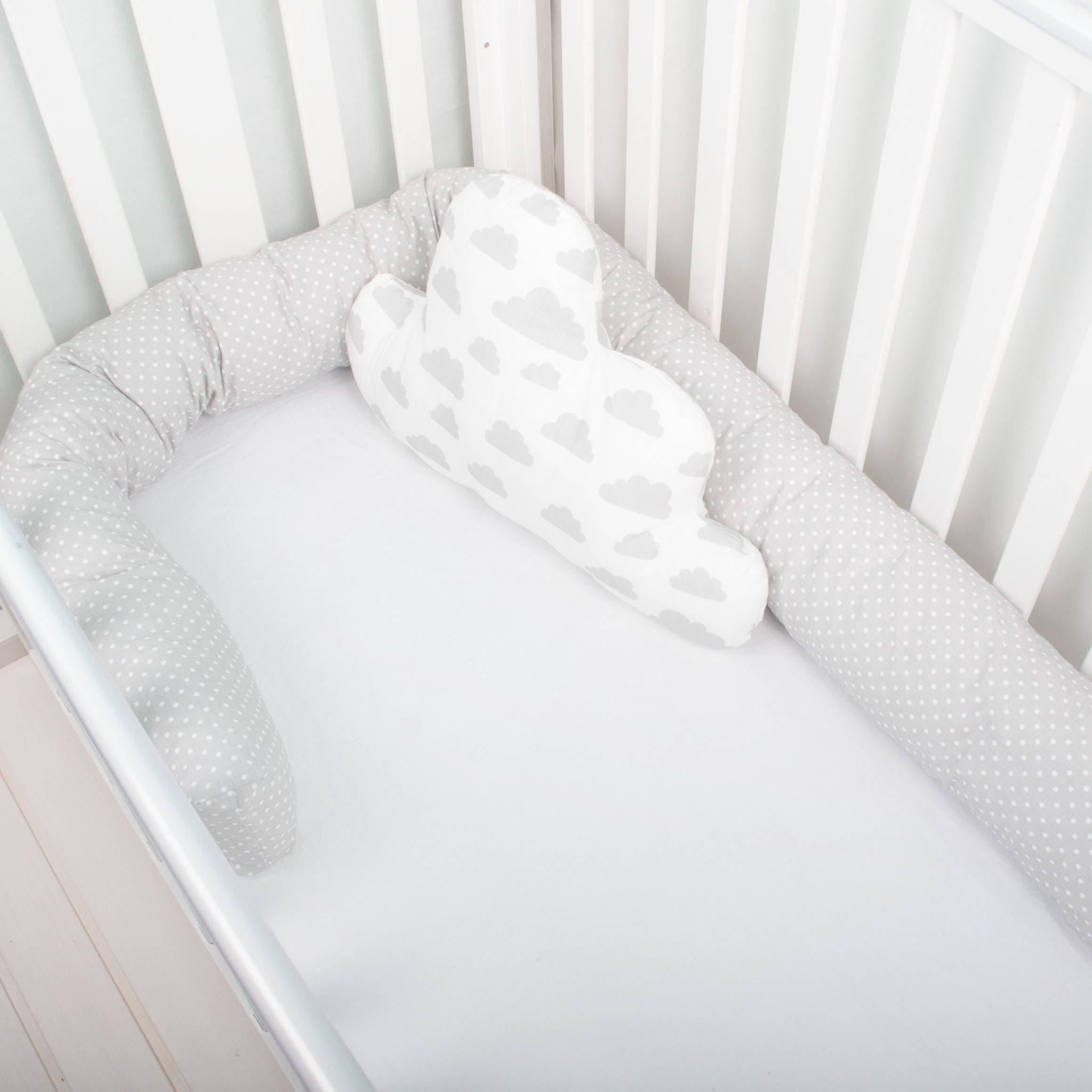 pillow bumper for cot