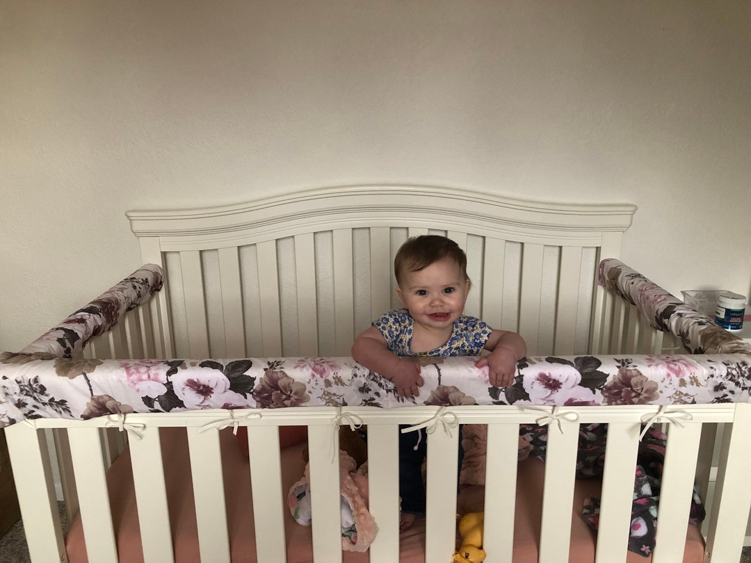 Baby Cot Rail Cover Crib Rails Cot Rail Teething Guard Padded Rail Cover Baby Crib Rails