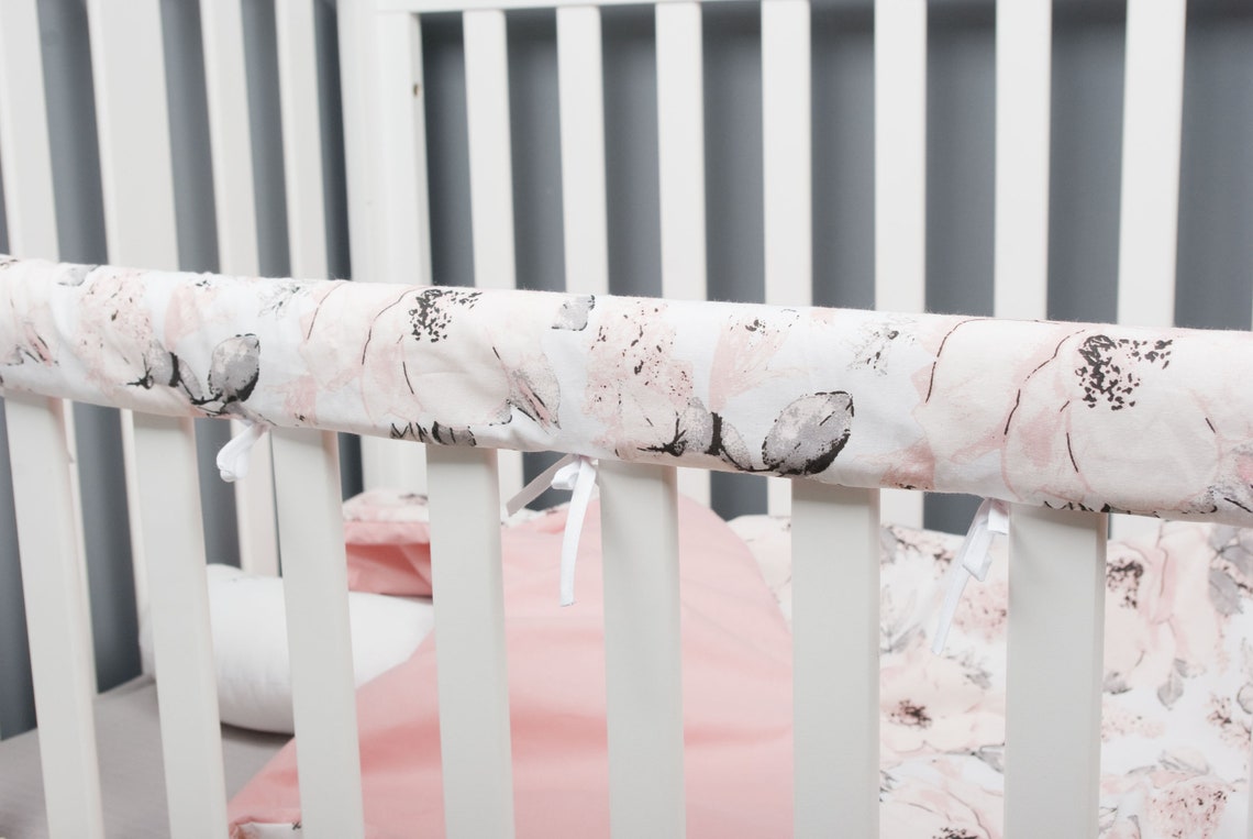 Baby Cot Rail Cover Crib Rails Cot Rail Teething Guard Padded Etsy