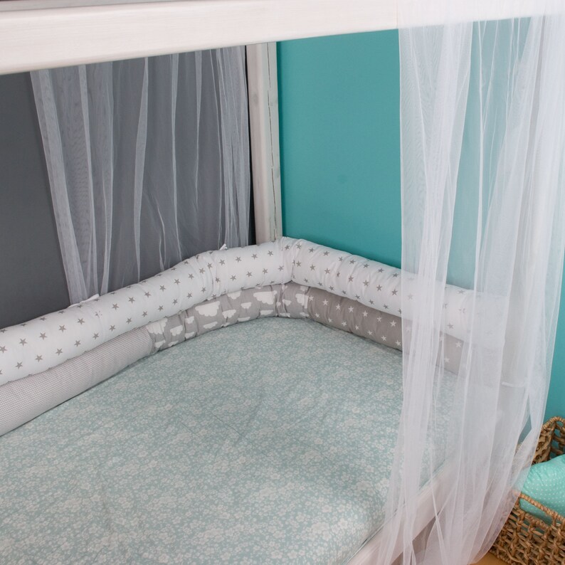 High bed rail protection snake pillow Long Bed bumper ...