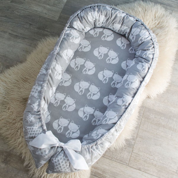 Awesome double-sided Baby Nest for newborn babynest, sleep bed, cot, baby pod, snuggle nest, baby nest pattern, sleep nest, co sleeper