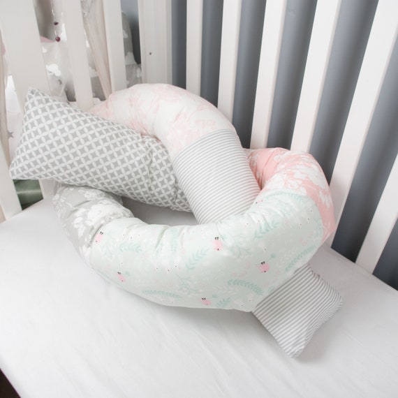 snake pillow bed bumper