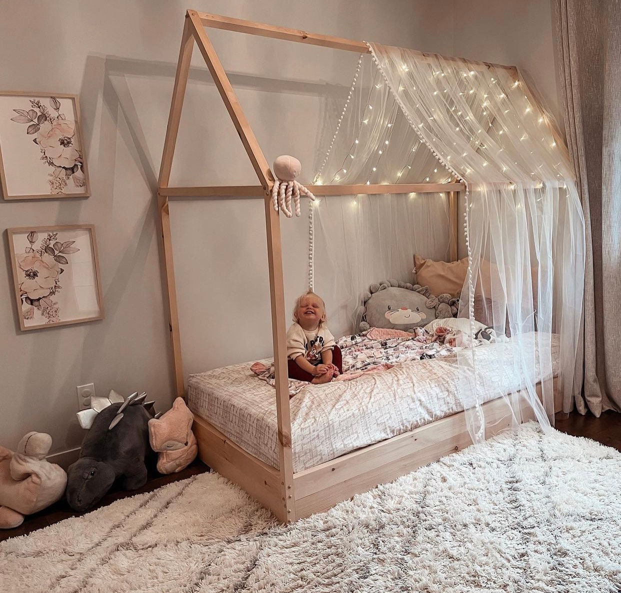 Canopy for house bed frame deals