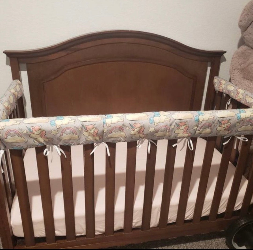 Baby Cot Rail Cover Crib Rails Cot Rail Teething Guard Padded Rail