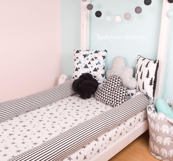 black sequin cushion