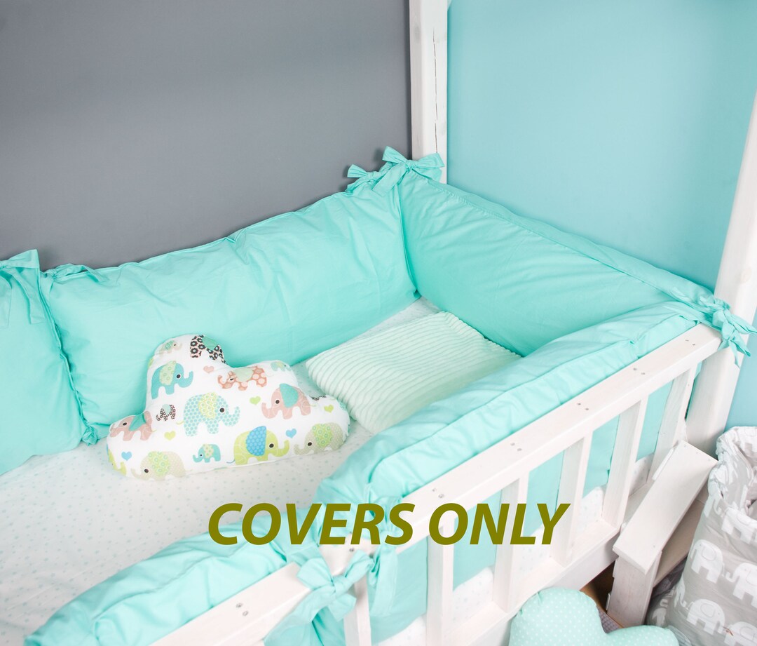 Pillow COVER 20 Height for Montessori Wooden Railed Bed Floor House