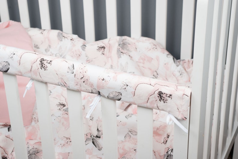 Baby Cot Rail Cover Crib Rails Cot Rail Teething Guard Padded Etsy