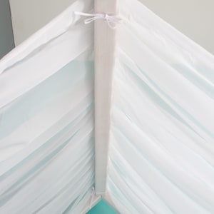 CANOPY for the Frame Montessori bed baldachin canopy play floor canopy hanging canopy house bed curtain decor handmade princess teepee style image 5