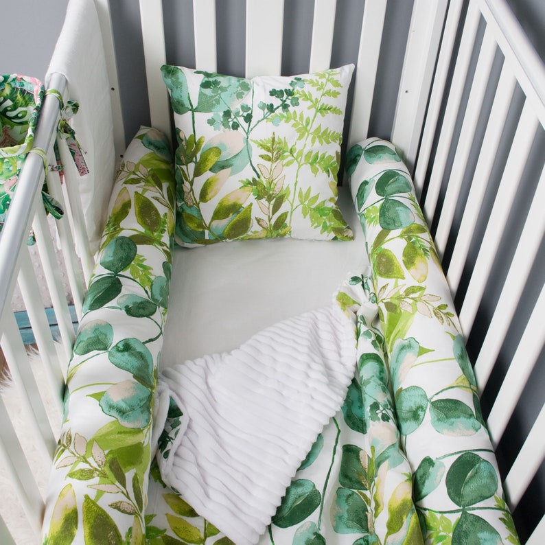Set Of 4 Toddler Crib Cot Bumpers Baby Cushions Floor Toddler Etsy
