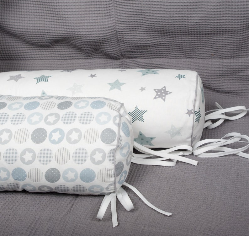 Set of 4 bolster pillows for the Twin size bed bumpers floor Etsy