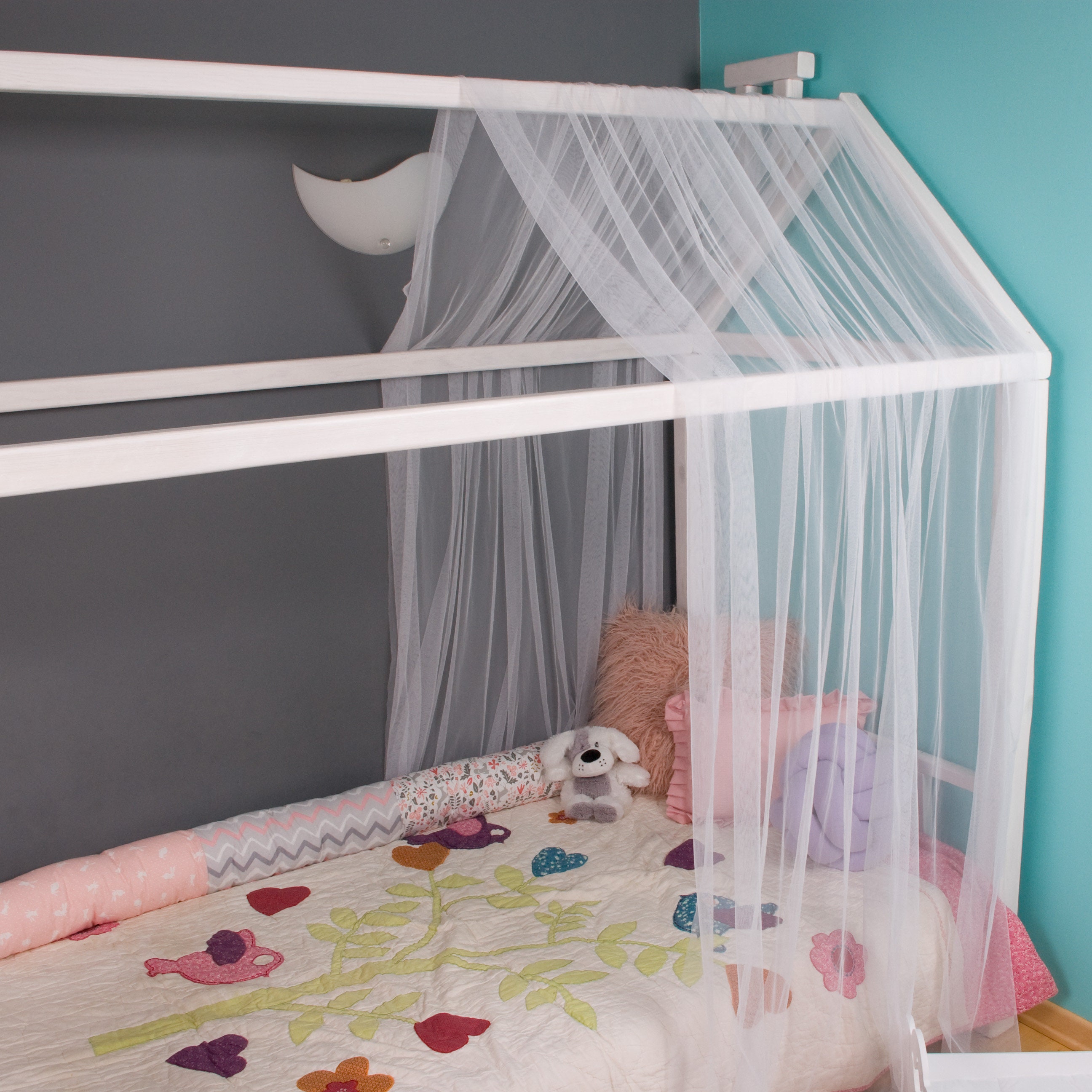 Montessori House Bed CANOPY Baldachin Bed Canopy Play Floor Etsy UK
