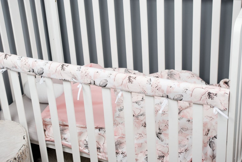Baby Cot Rail Cover Crib Rails Cot Rail Teething Guard Padded Etsy