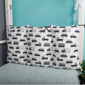 Headboard Soft Protector Bumper Head Of The Bed Pillow Etsy