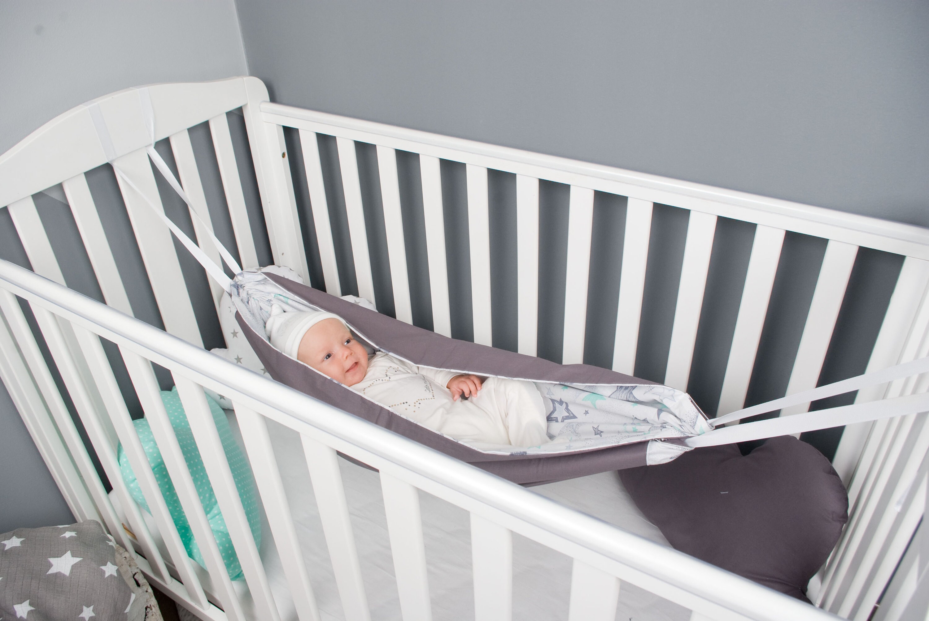 Hammock for newborn and toddler Hanged Cradle Etsy