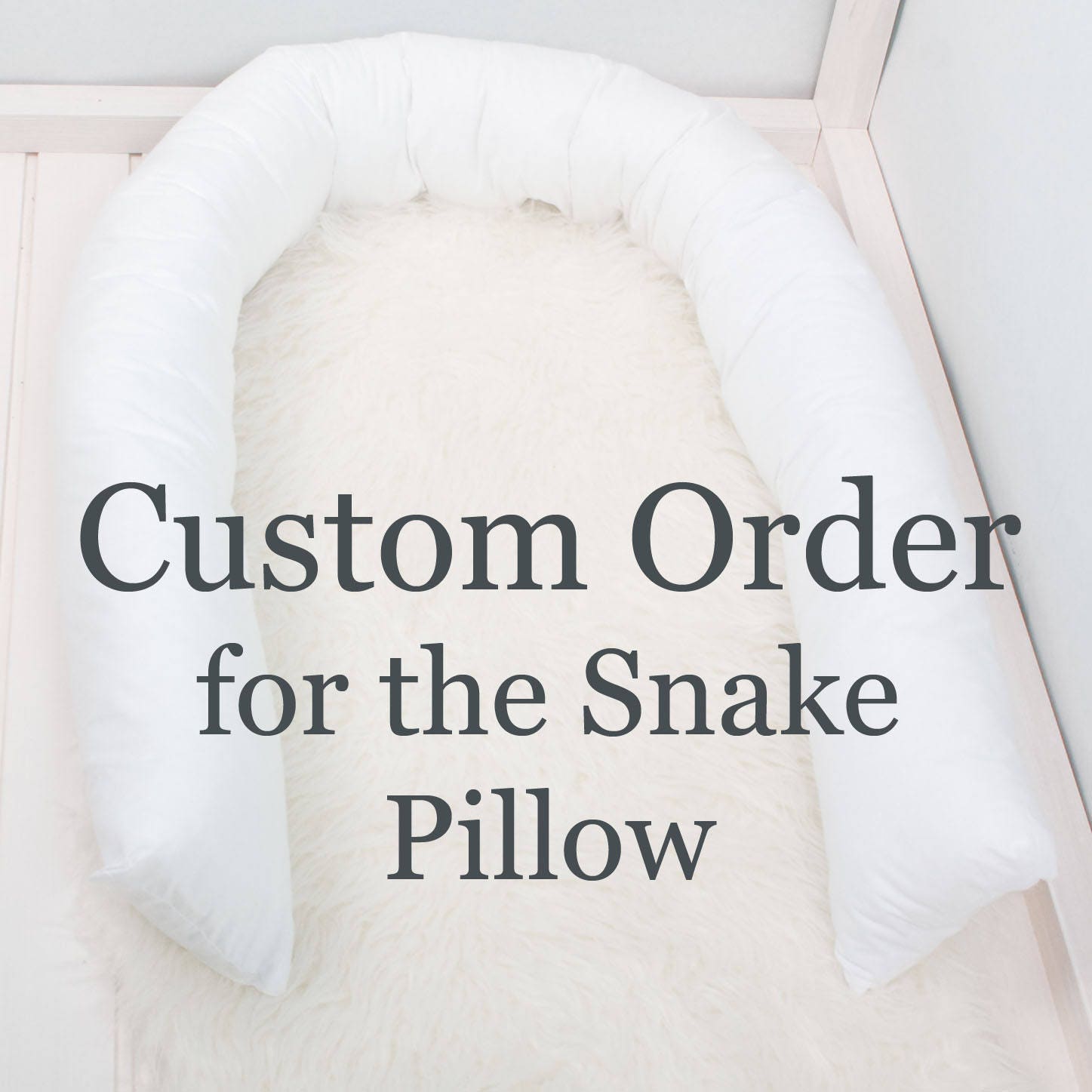 Custom order Bed bumper pillow for crib or toddler beds Snake Etsy