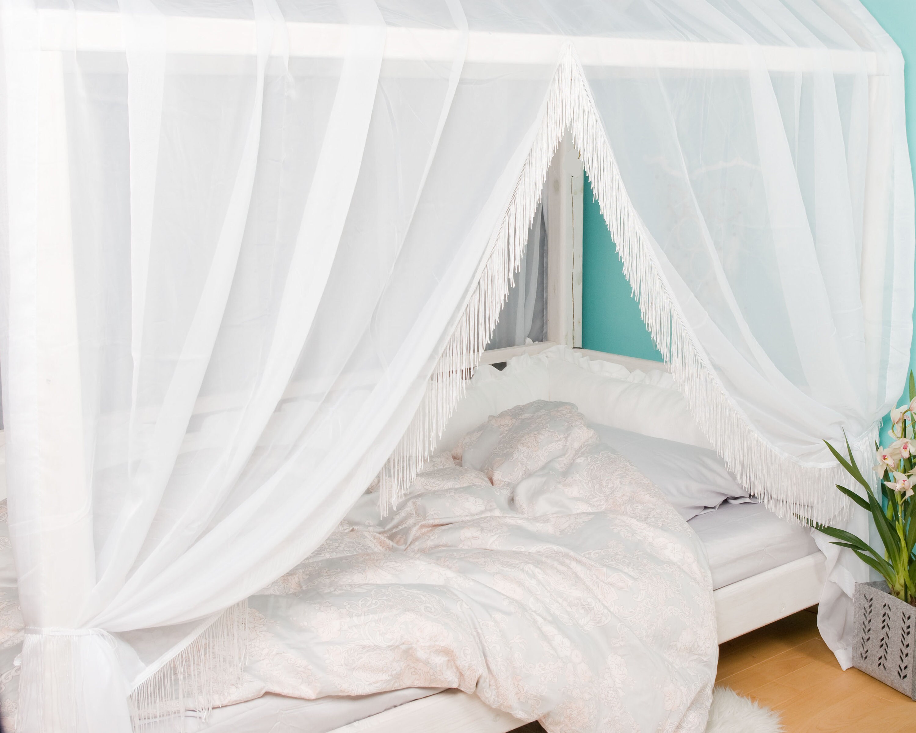 Voile canopy on sale