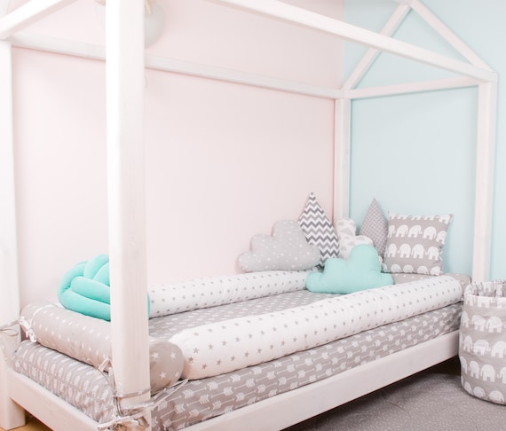 baby floor bumper bed