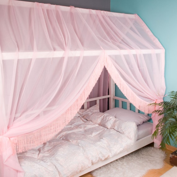 Voile CANOPY for the House Frame Montessori Bed Baldachin With