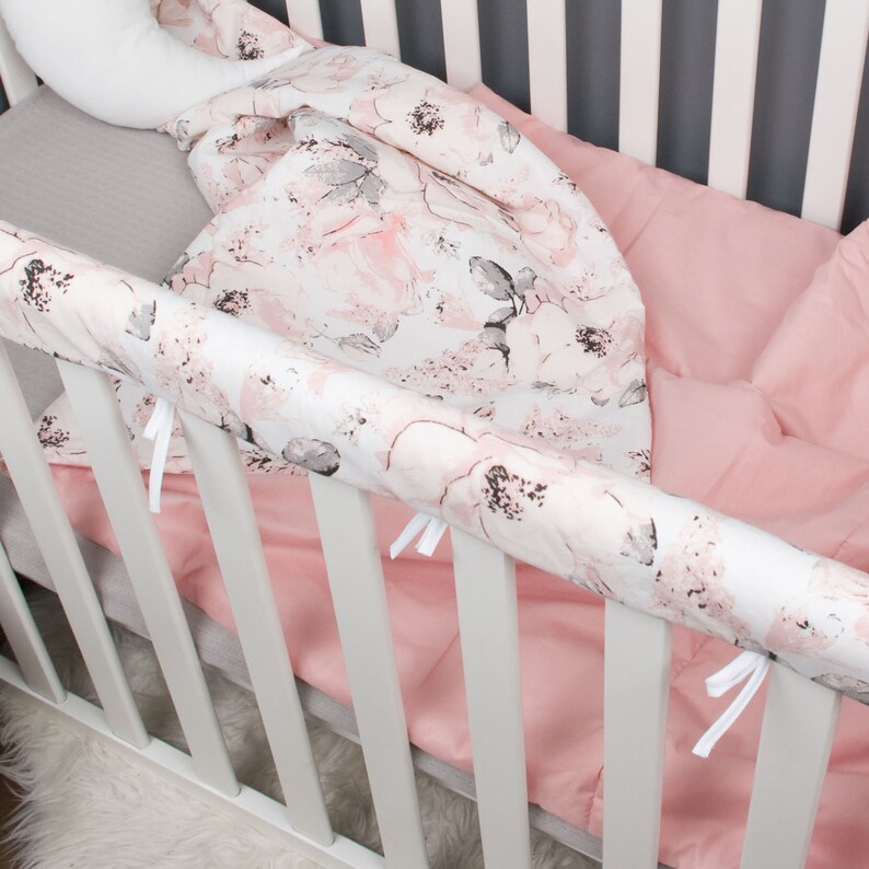 Baby Cot Rail Cover Crib Rails Cot Rail Teething Guard Padded Etsy