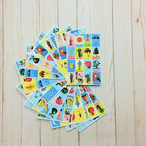 Traditional Mexican Loteria / Different Boards / Mexican Bingo / Boards + Cards /Tableros Loteria Mexicana / Bingo Mexicano Chalupa