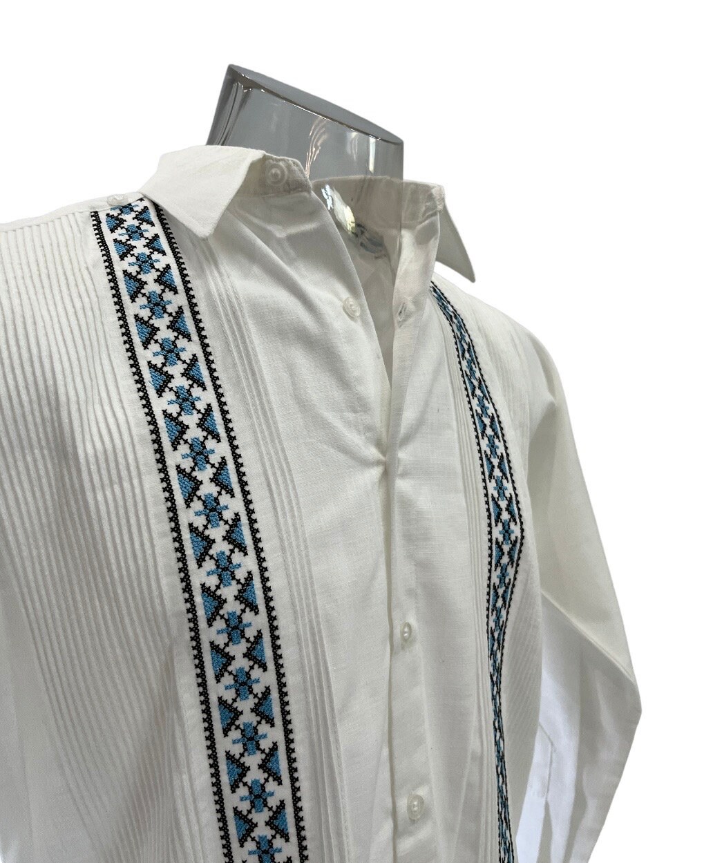 Linen Guayabera off White and or White Shirt Long Sleeve Mexican Men s Shirt Embroidered Different Sizes Very Fresh Fabric Etsy
