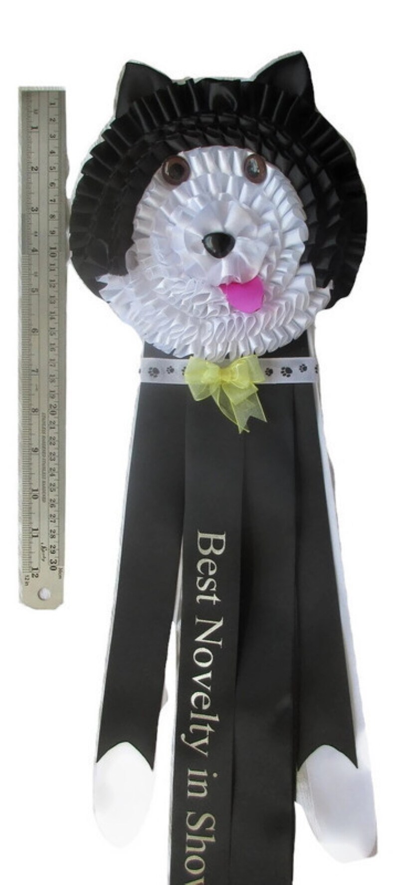 Novelty Rosette Ideal For Dog Show Fun Show Pet Show Includes Personalisation Ribbon Award Trophies Awards Art Collectibles Issho Ueno Com