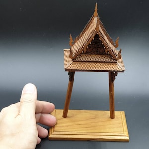 Miniature Thai pavilion for home decoration