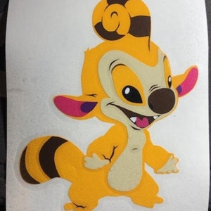 Dupe from Lilo and stitch 4x5 inches.