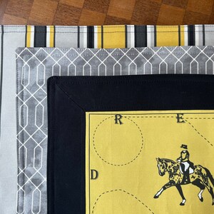 Dressage Print Place Mats (Set of 4)