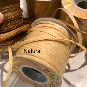 Raffia yarn, Natural Raffia, Paper yarn for crochet work, bag, hats, wall arts and more
