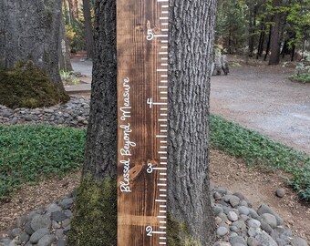 Growth Chart | Blessed Beyond Measure | Nursery Décor | Children's Décor | Baby Shower Gift | Growth Record
