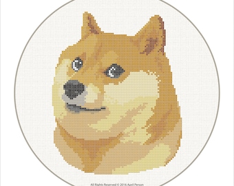 Doge Meme - PDF Cross Stitch Pattern