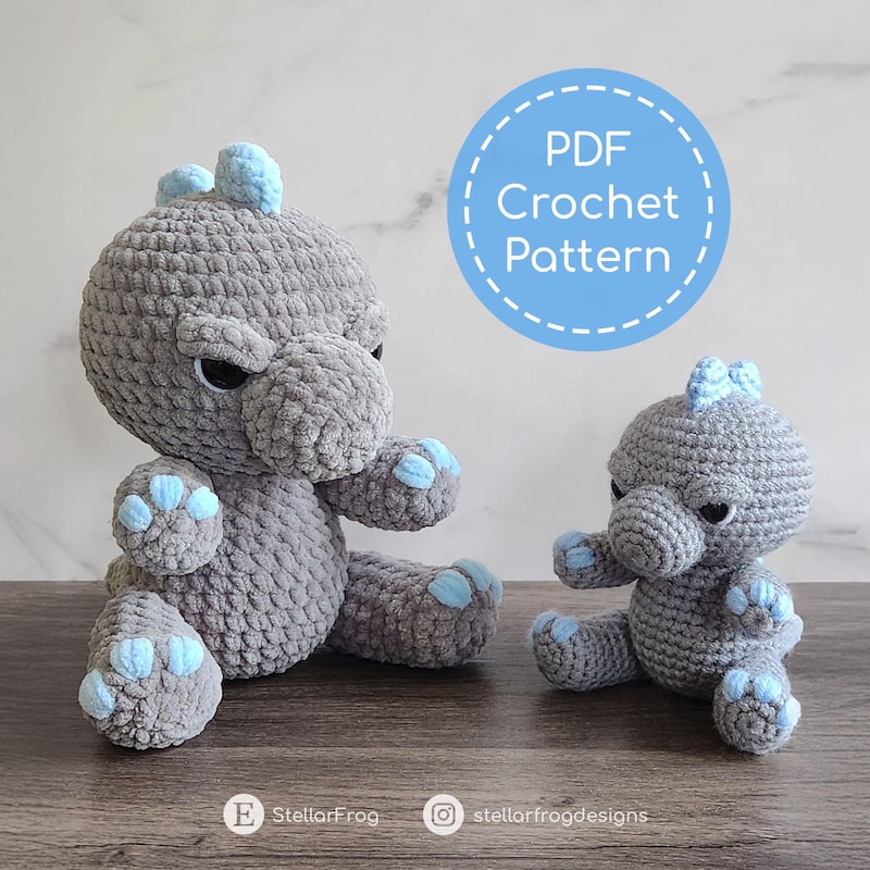 Godzilla Pattern - Etsy