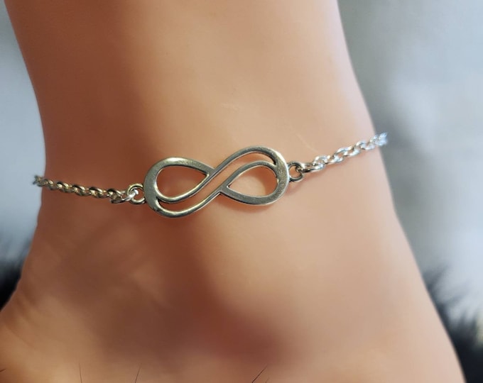 HotWife Anklet, Everyday Anklet, Infinity Anklet, Kinky Anklet, Sexy Anklets, Swinger Jewelry