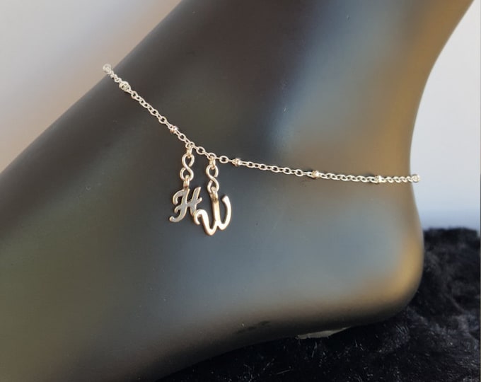 Hotwife Anklet 100% 925 Sterling Silver, Gold Filled or Rose Gold Filled