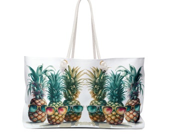 Party Pineapples, Not Quite UpsideDown Pineapples But the Night is Young, Swingers, Weekender Bag