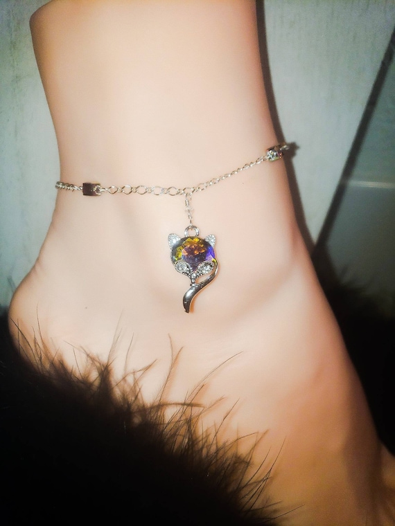 HOLIDAY 2020 VIXEN Hotwife Anklet Sterling Silver Italian